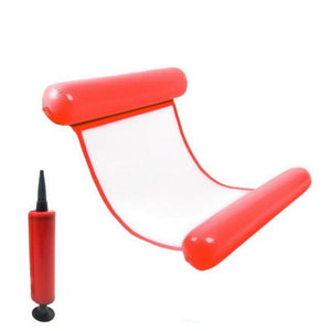 Inflatable Floating Swimming Hammock (13 Colors) Air Pump Included