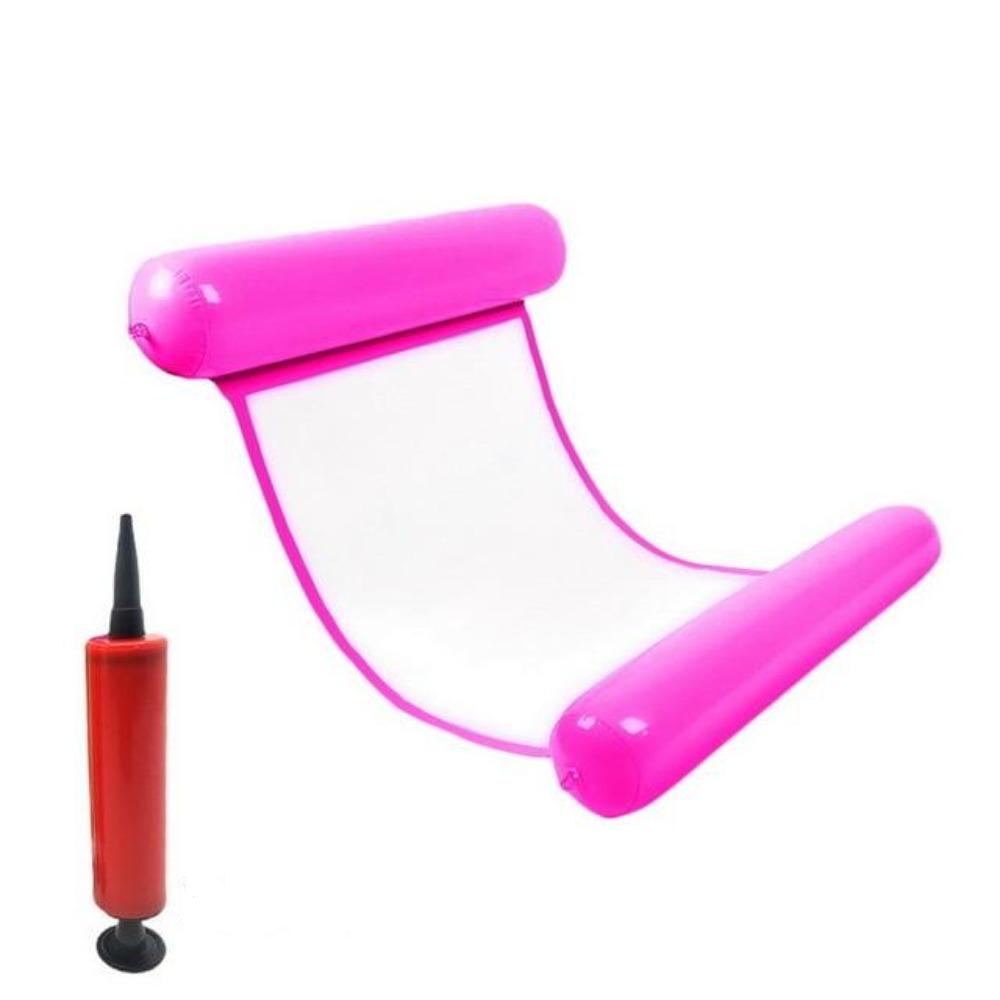 Inflatable Floating Swimming Hammock (13 Colors) Air Pump Included