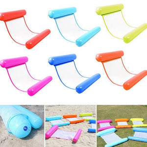 Inflatable Floating Swimming Hammock (13 Colors) Air Pump Included