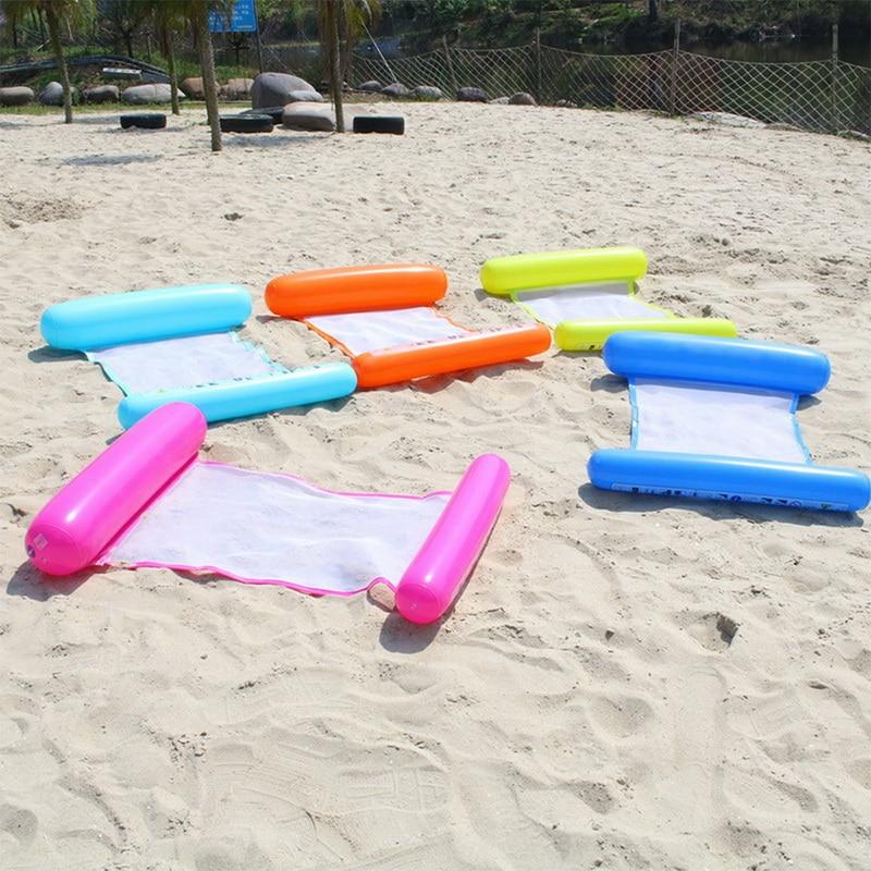 Inflatable Floating Swimming Hammock (13 Colors) Air Pump Included