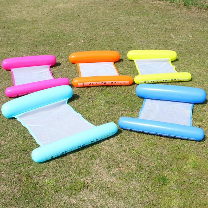 Inflatable Floating Swimming Hammock (13 Colors) Air Pump Included