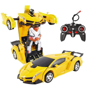 2022 Limited Edition Remote Control Robot One Button Transformation Car Toy (26 Colors)