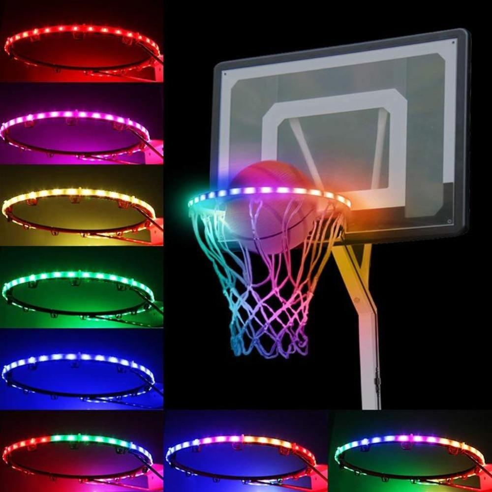 Upgraded 2023 Light Up Basketball Hoop LED Lights (battery or solar powered)