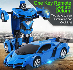 2022 Limited Edition Remote Control Robot One Button Transformation Car Toy (26 Colors)