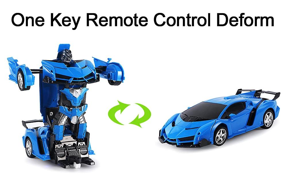 2022 Limited Edition Remote Control Robot One Button Transformation Car Toy (26 Colors)