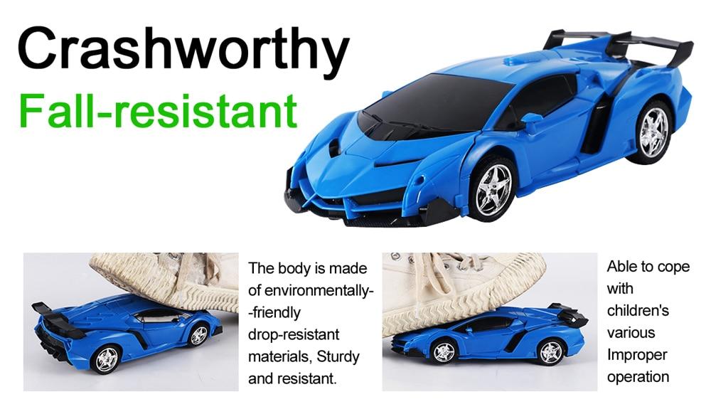 2022 Limited Edition Remote Control Robot One Button Transformation Car Toy (26 Colors)