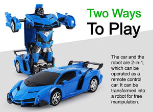 2022 Limited Edition Remote Control Robot One Button Transformation Car Toy (26 Colors)