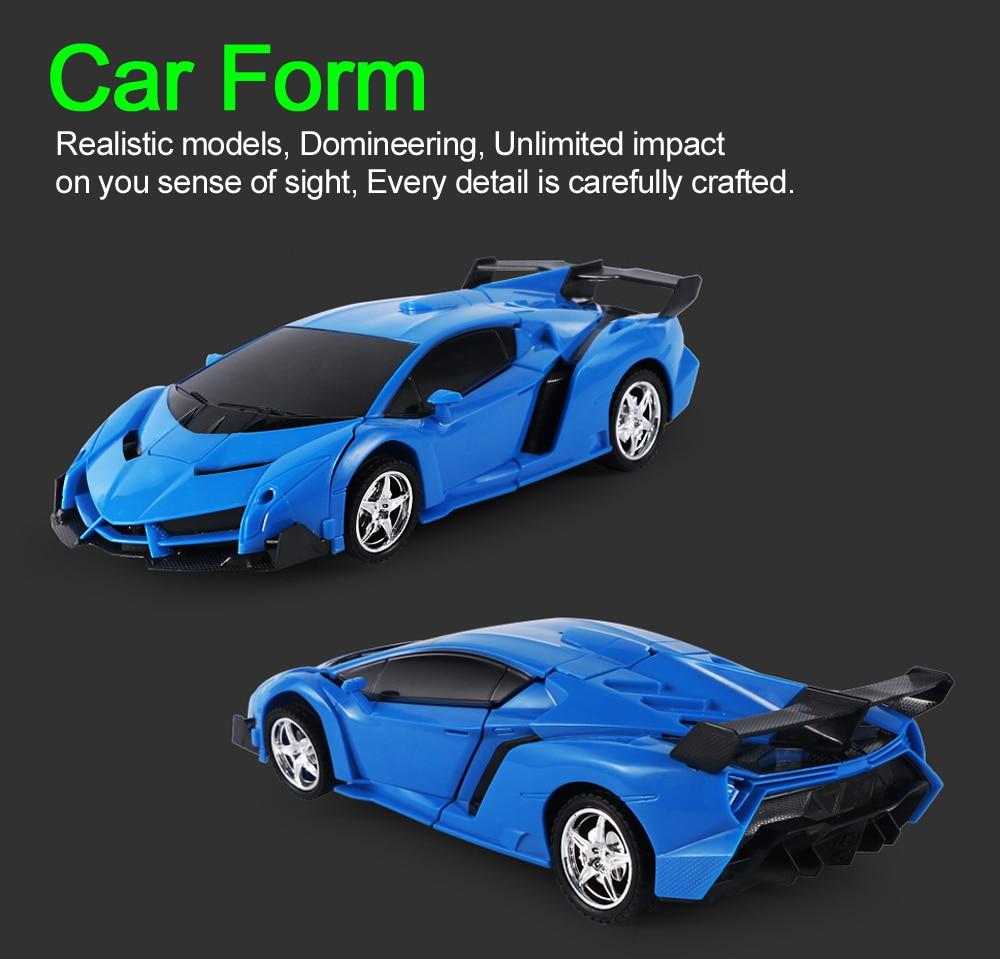 2022 Limited Edition Remote Control Robot One Button Transformation Car Toy (26 Colors)