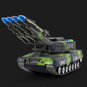Armored Missile Military Como Tank (2 Colors) w/Battery