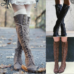 Viking Renaissance Medieval Women Boots (3 Colors)