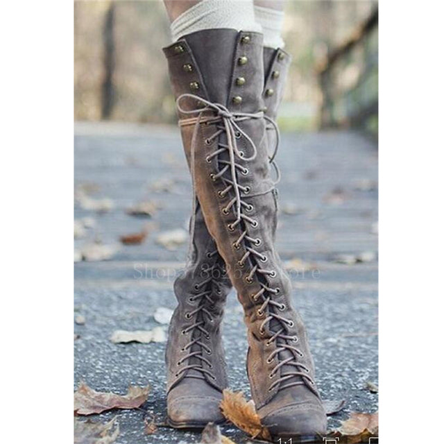 Viking Renaissance Medieval Women Boots (3 Colors)