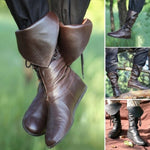Viking Renaissance Prince Knight Medieval Leather Boots (3 Colors) available colors Best Gift Shoppers