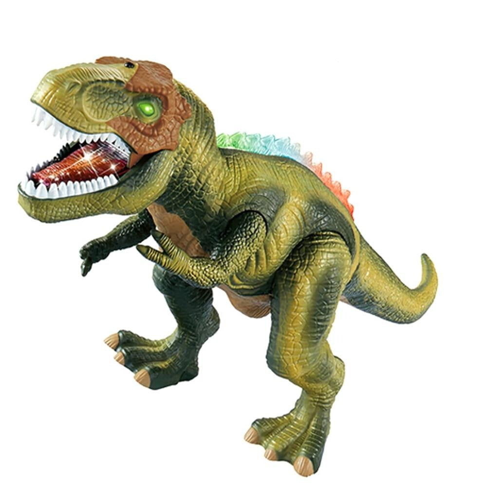 Electronic LED Walking T Rex Tyrannosaurus Lays Eggs (Green)