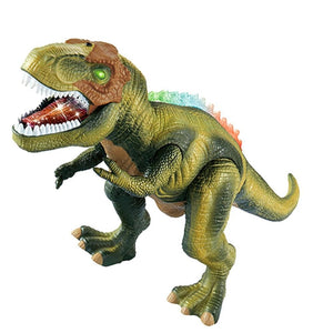 Electronic LED Walking T Rex Tyrannosaurus Lays Eggs (Green)