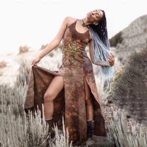Renaissance Viking Tribe Sleeveless Dress (3 Colors) S - 5XL