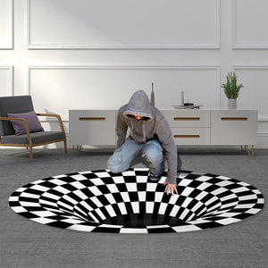 3D Vortex Portal Carpet Optical Illusion (5 Sizes)