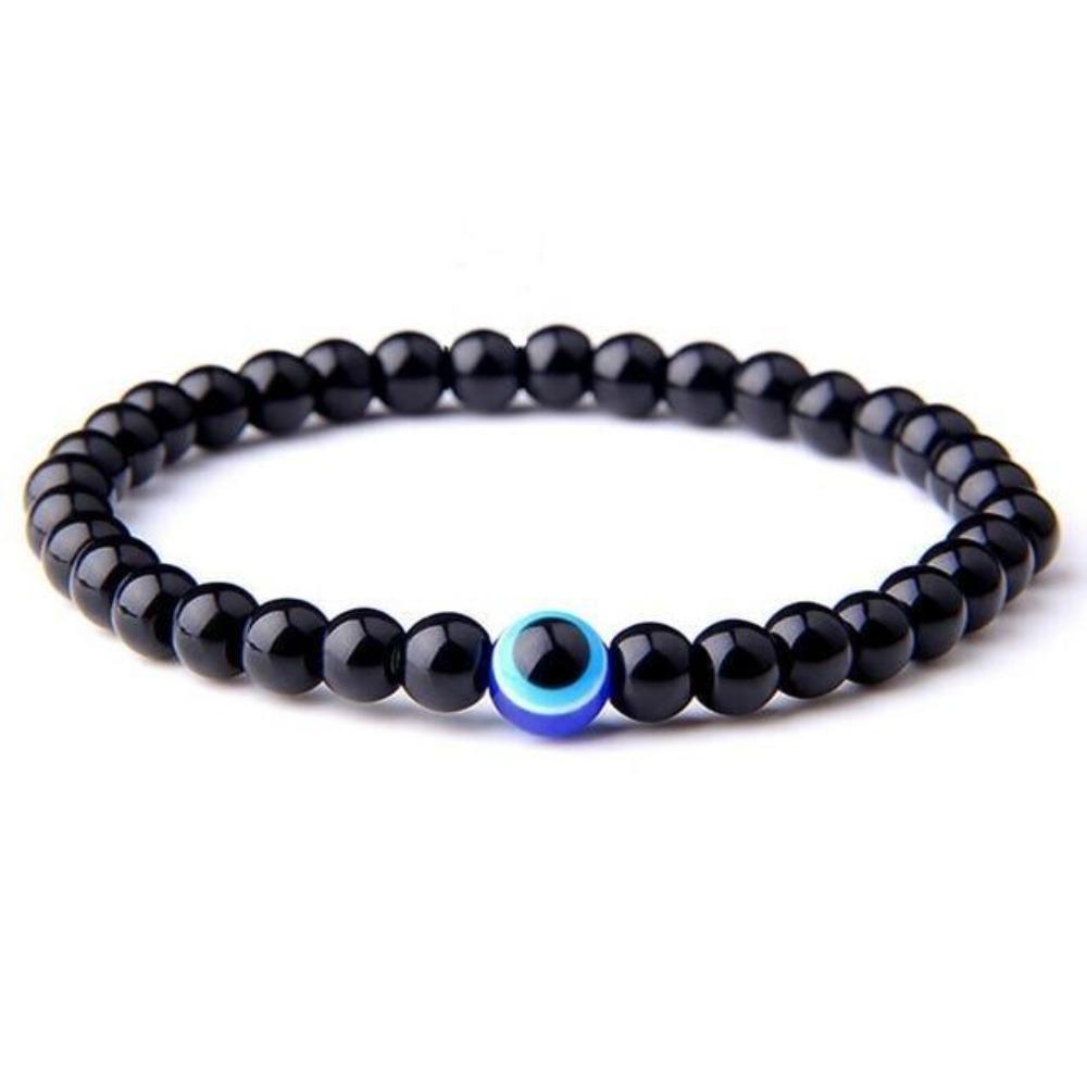 Tibetan Lava Stone Wooden Bead Wrist Chain Buddha Bracelet (13 Designs)
