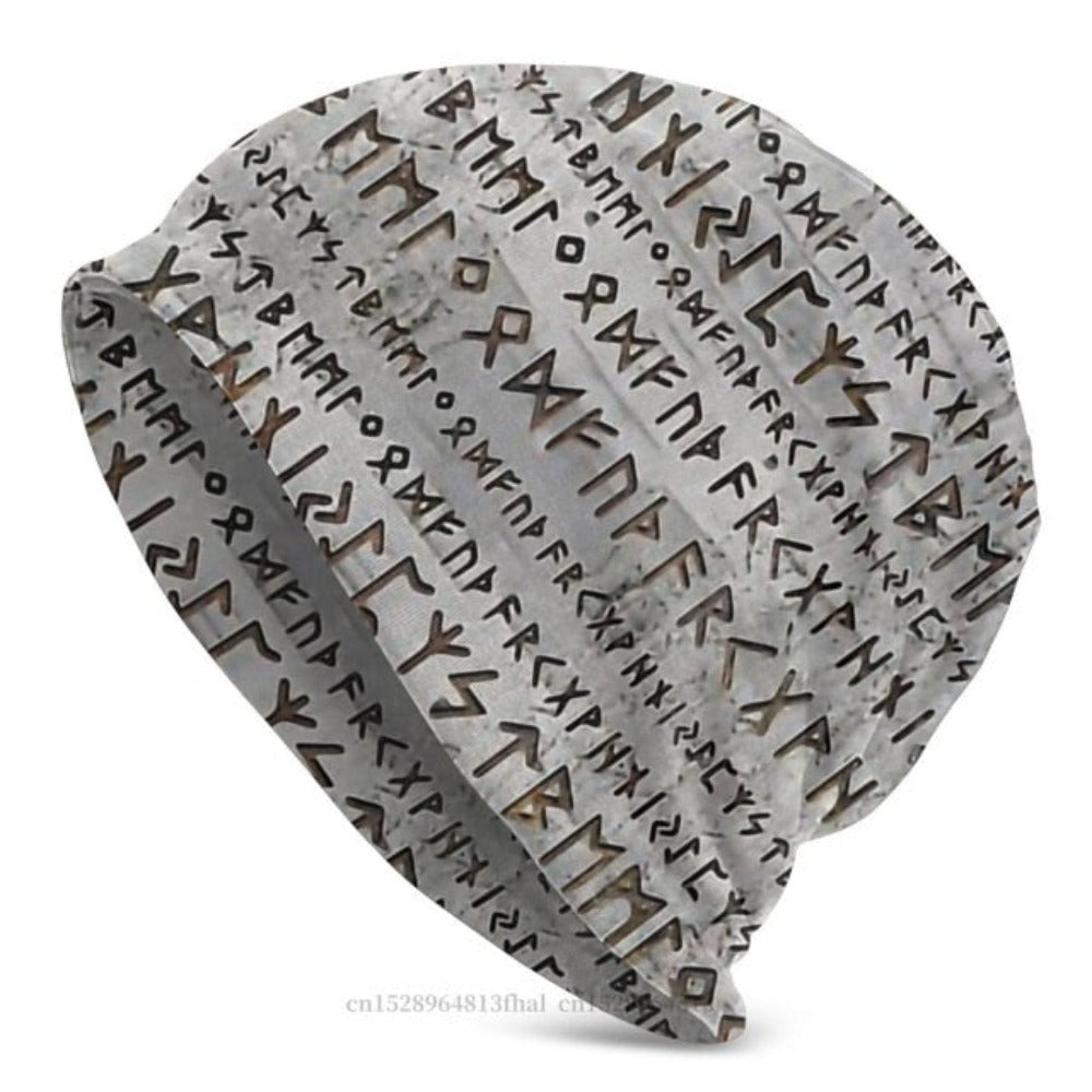 Viking Beanie Hat Tree Of With Triquetra And Futhark Skull Cap (25 Designs)