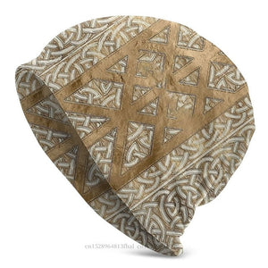 Viking Beanie Hat Tree Of With Triquetra And Futhark Skull Cap (25 Designs)
