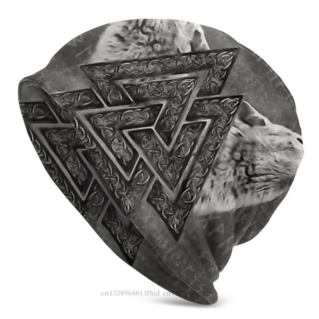 Viking Beanie Hat Tree Of With Triquetra And Futhark Skull Cap (25 Designs)