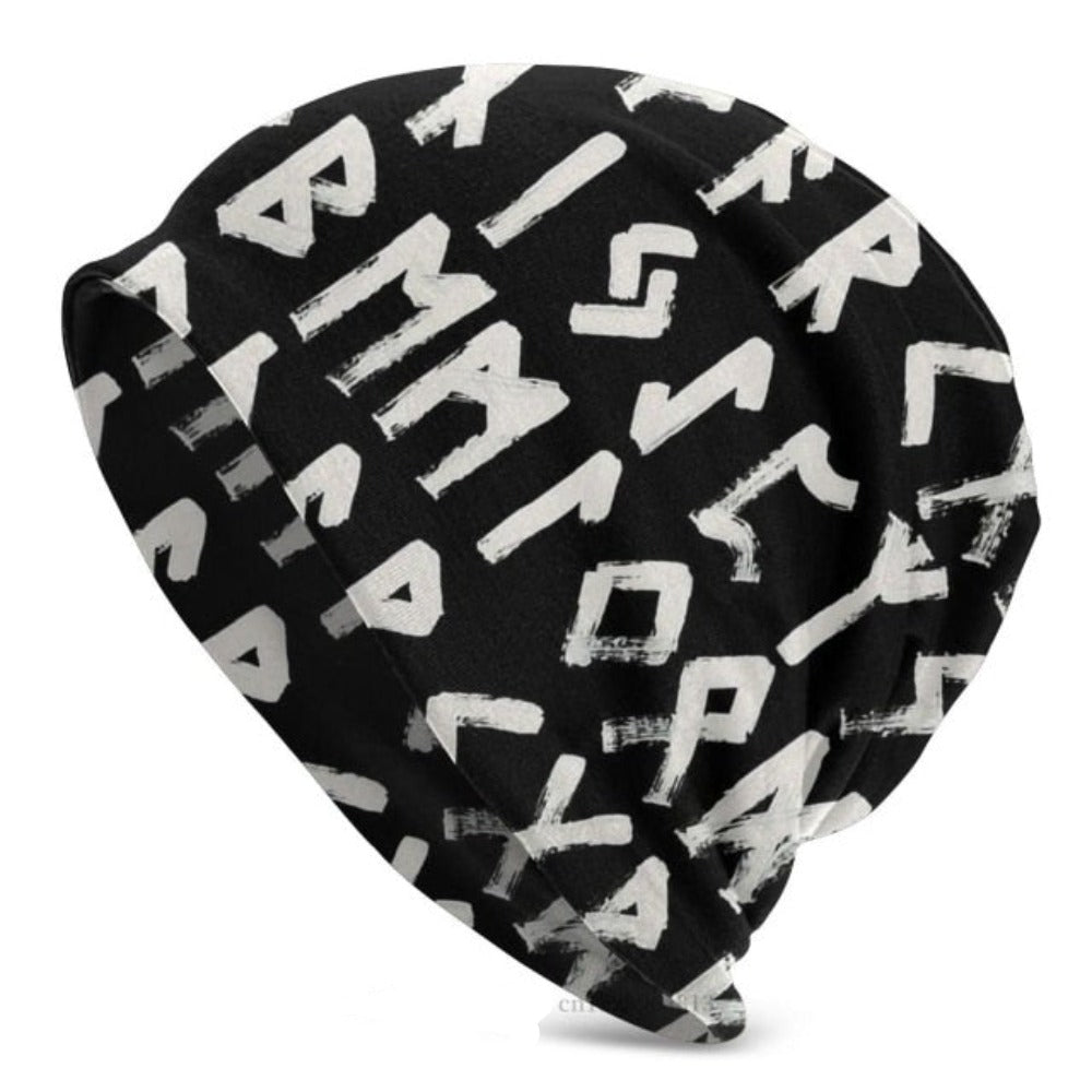 Viking Beanie Hat Tree Of With Triquetra And Futhark Skull Cap (25 Designs)