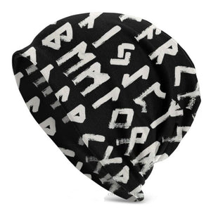Viking Beanie Hat Tree Of With Triquetra And Futhark Skull Cap (25 Designs)