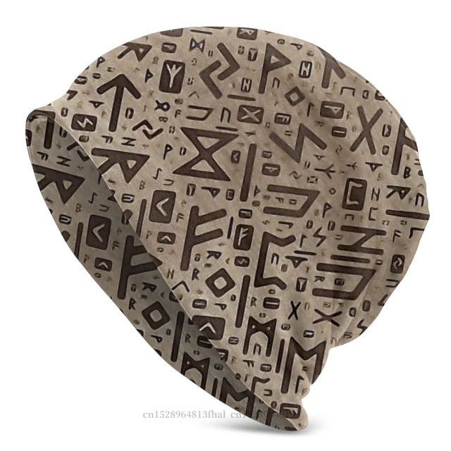 Viking Beanie Hat Tree Of With Triquetra And Futhark Skull Cap (25 Designs)