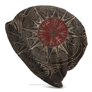 Viking Beanie Hat Tree Of With Triquetra And Futhark Skull Cap (25 Designs)