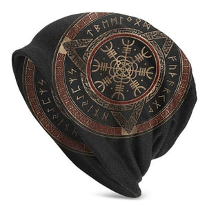 Viking Beanie Hat Tree Of Triquetra Skull Cap (6 Styles)