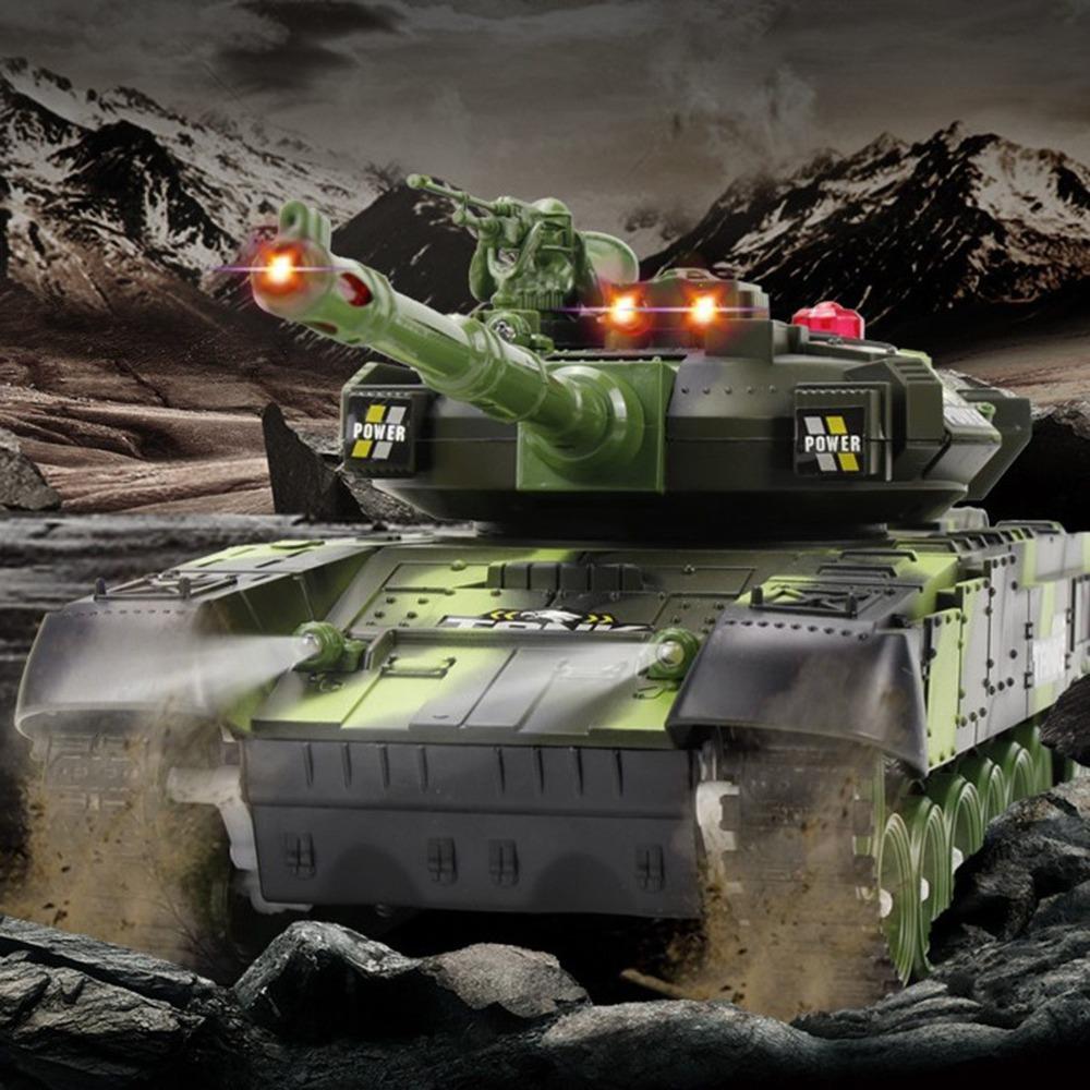 XXL Remote Control Military Tank (4 Colors) w/Re-Chargeable Battery