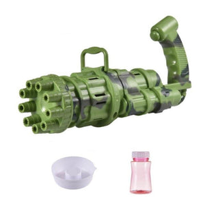 Gatling Bubble Gun 8 Holes or 10 Holes (11 Colors)