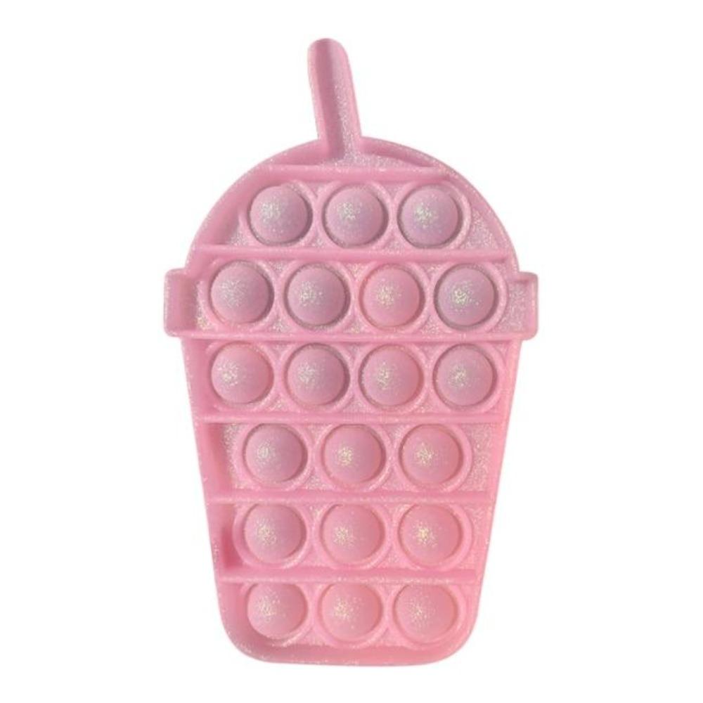 Push Bubble Pop Fidget Sensory Toy Stress Reliver (76 Designs) Large Size Rainbow Glow in the Dark+