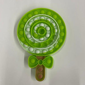 Push Bubble Pop Fidget Sensory Toy Stress Reliver (76 Designs) Large Size Rainbow Glow in the Dark+