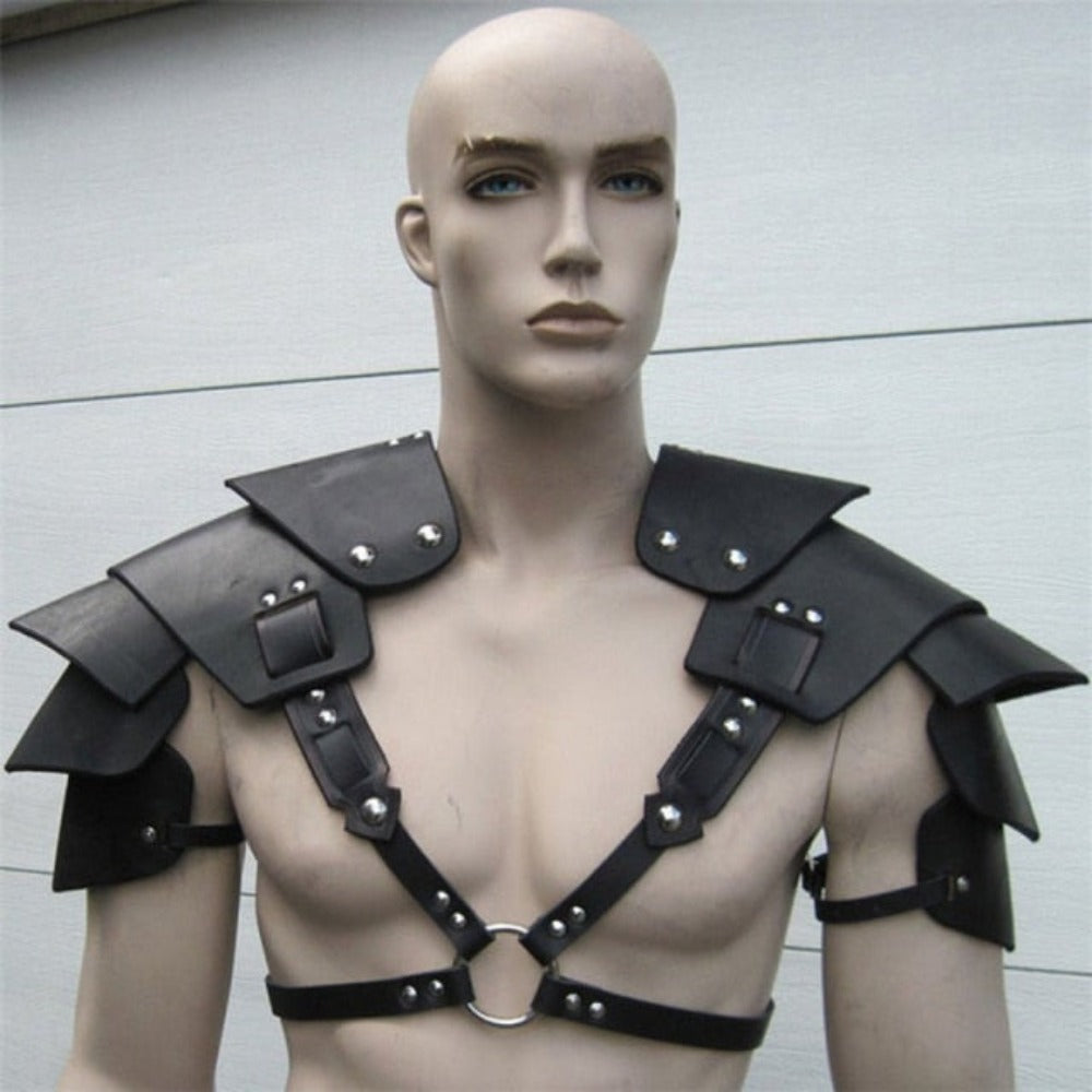 Shoulder Armor Renaissance Medieval Viking Knight Warrior (2 Colors)