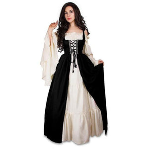 Renaissance Queen Strapless Long Sleeve Dress (9 Colors) S-6XL
