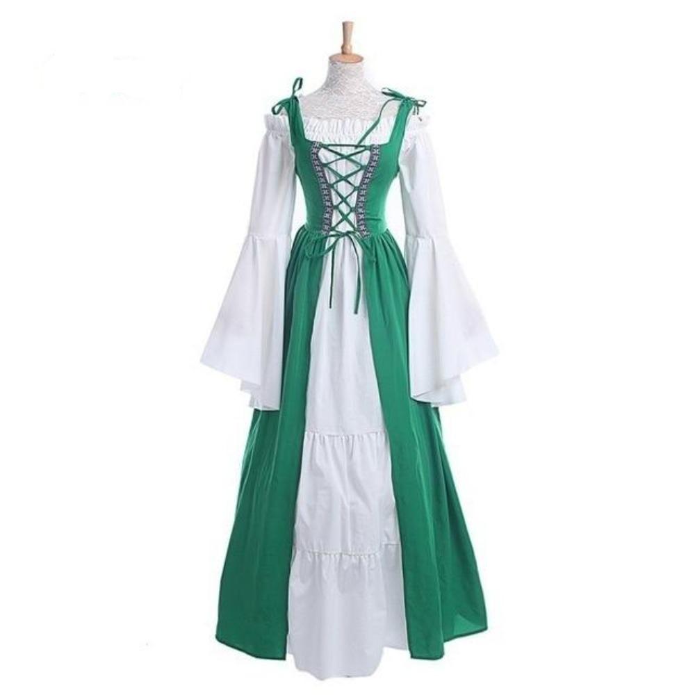 Renaissance Queen Strapless Long Sleeve Dress (9 Colors) S-6XL