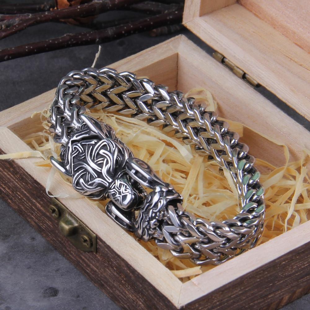 Jormungand Midgard World Serpent Viking Ouroboros Bracelet for Men (4 Colors)