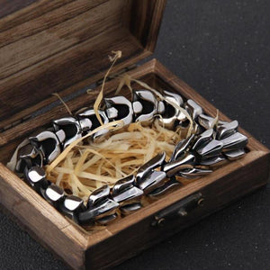 Jormungand Midgard World Serpent Viking Ouroboros Bracelet for Men (4 Colors)
