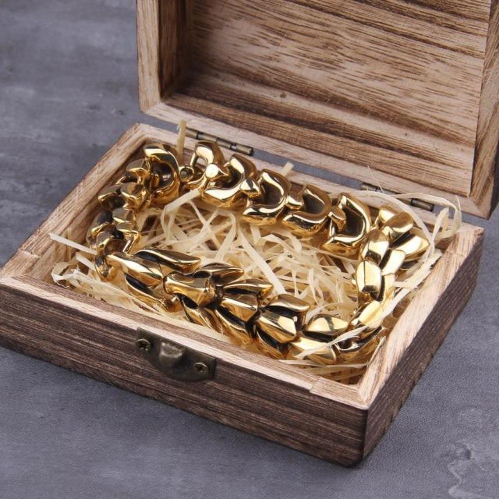 Jormungand Midgard World Serpent Viking Ouroboros Bracelet for Men (4 Colors)
