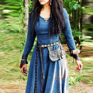 Renaissance Viking Long Sleeve Dress (3 Colors) S - 5XL