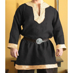 Viking Renaissance Pirate Long Sleeve Shirt (5 Colors) S - 5XL