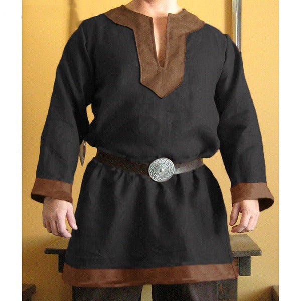 Viking Renaissance Pirate Long Sleeve Shirt (5 Colors) S - 5XL