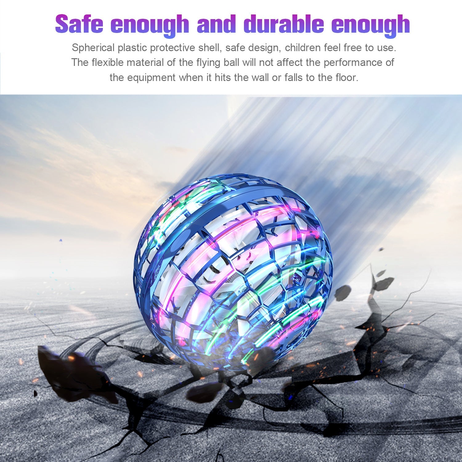 2023 FlyNova Pro Ball Quad-copter Induction Drone UFO (3 colors) Optional Wand Remote