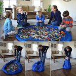 XL Giant Play Mat Storage Bag for Building Blocks Display