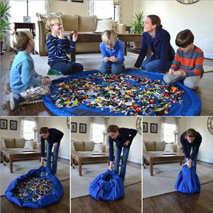 XL Giant Play Mat Storage Bag for Building Blocks Display