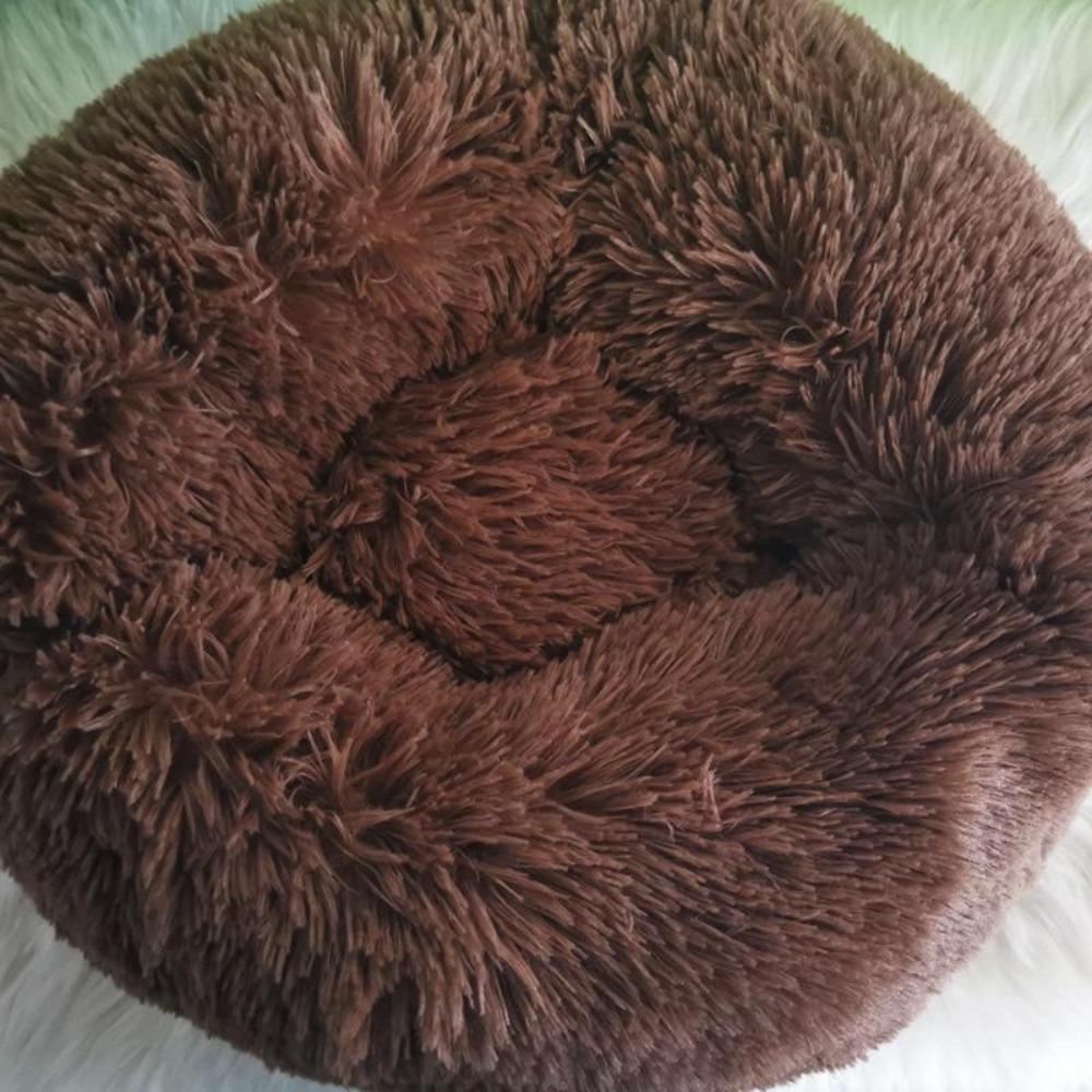Dog Bed Plush Cat Mat Round Cushion (20 Colors) 8 Sizes