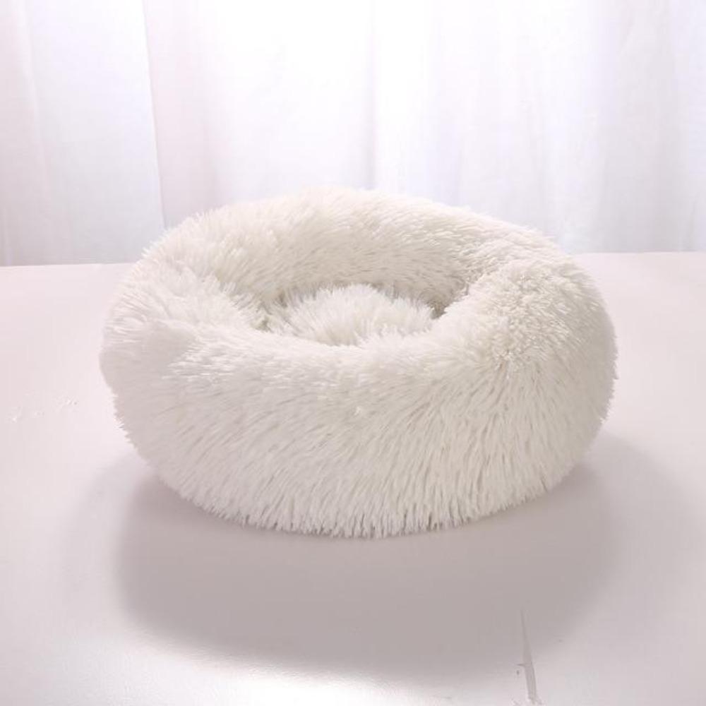 Dog Bed Plush Cat Mat Round Cushion (20 Colors) 8 Sizes
