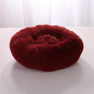 Dog Bed Plush Cat Mat Round Cushion (20 Colors) 8 Sizes