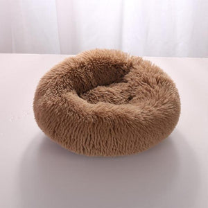 Dog Bed Plush Cat Mat Round Cushion (20 Colors) 8 Sizes