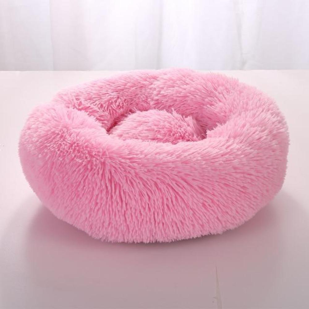 Dog Bed Plush Cat Mat Round Cushion (20 Colors) 8 Sizes